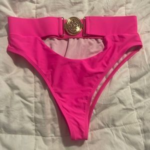 Pink bikini bottom